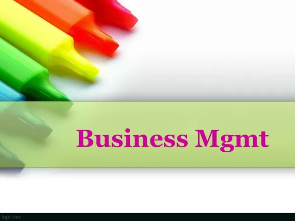 business mgmt