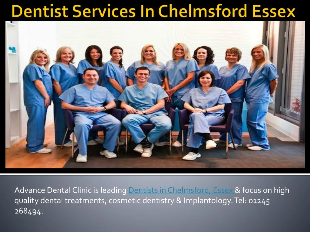 dentist services in chelmsford essex