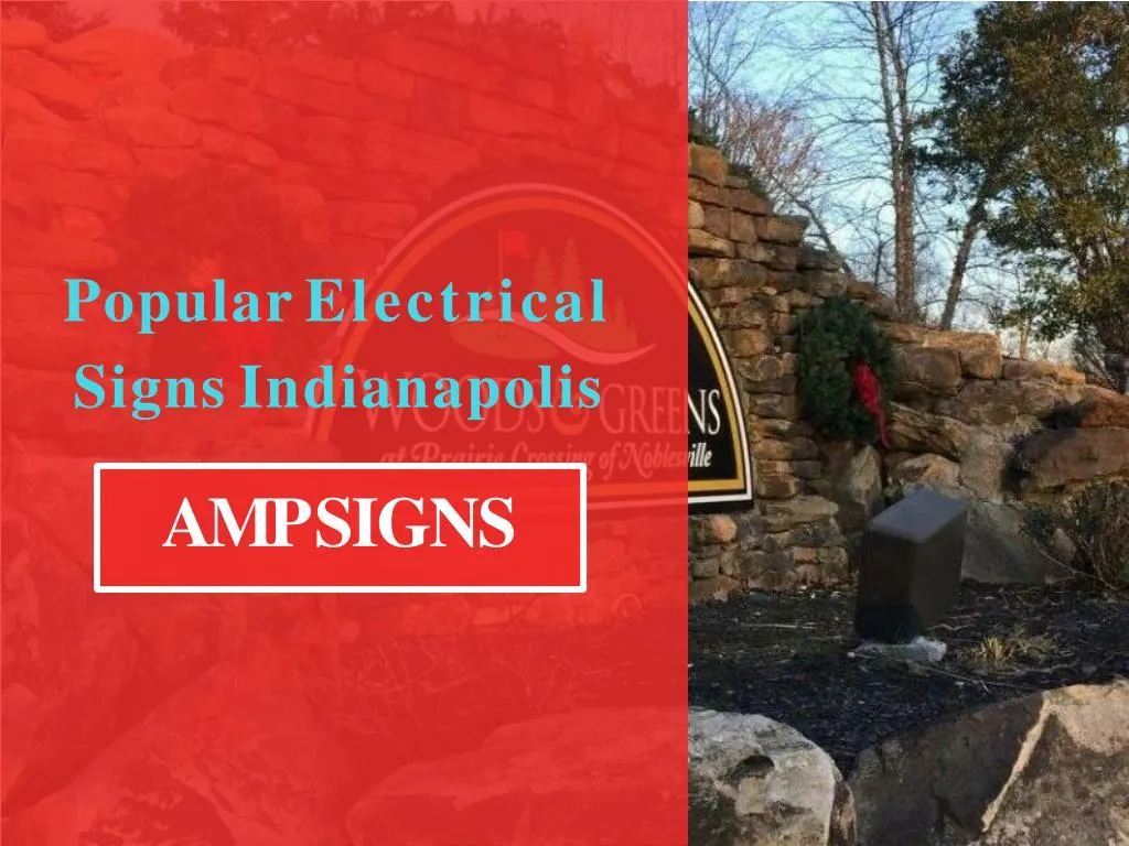 popular electrical signs indianapolis