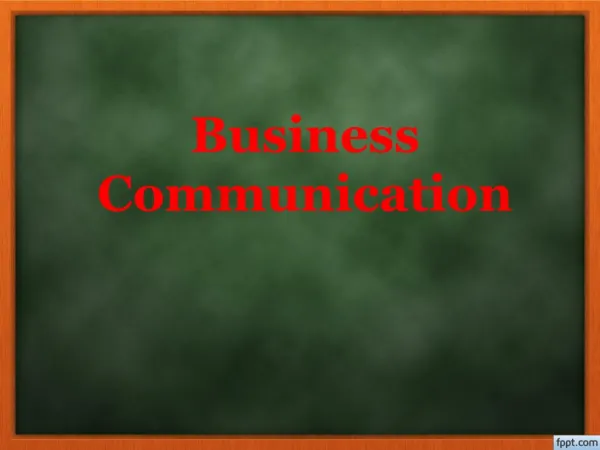 business communication
