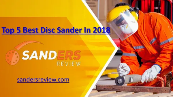 BEST DISC SANDERS IN 2018