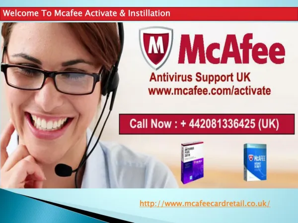 Mcafee Activation,www.mcafee.com/activate Toll Free: 44 20 8133 6425