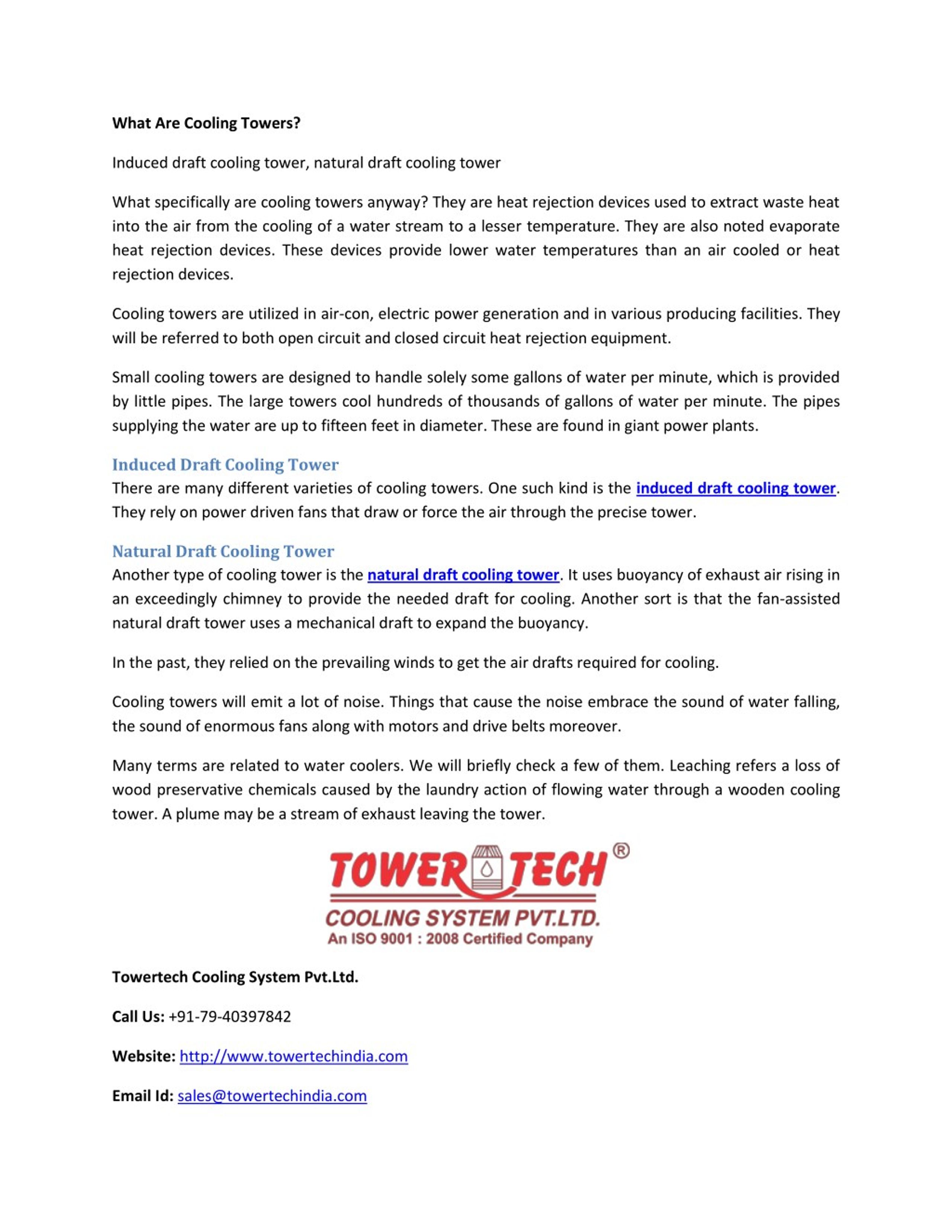PPT - What Are Cooling Towers? PowerPoint Presentation, free download ...
