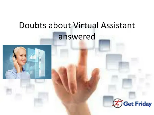 Personal virtual assistant | GetFriday