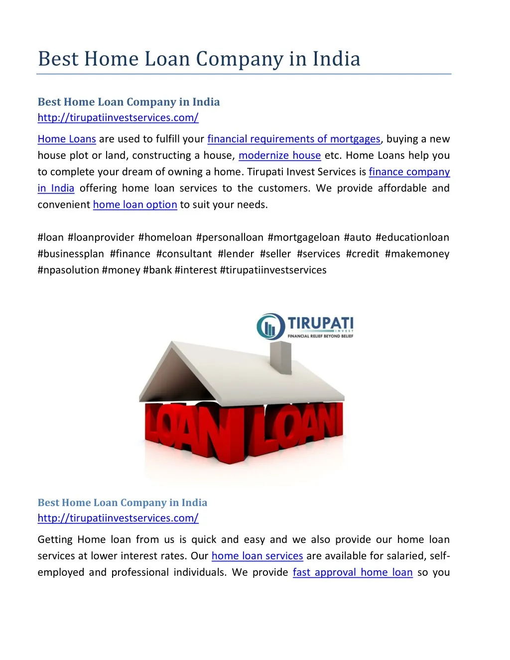 best home loan company in india