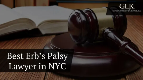 Best Erb's Palsy Lawyer in NYC