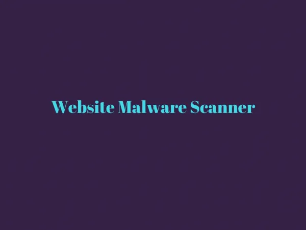 Scan your hacked website with Expert Malware Scanner