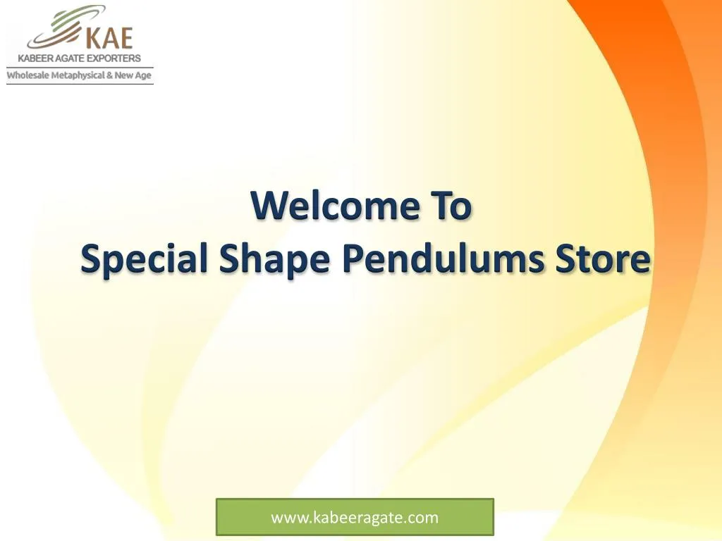 welcome to special shape pendulums store