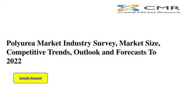 Polyurea Market Industry Survey, Market Size, Competitive Trends, Outlook and Forecasts To 2022