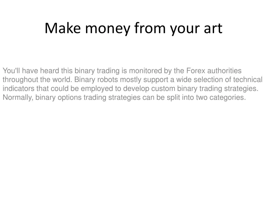 make money from your art