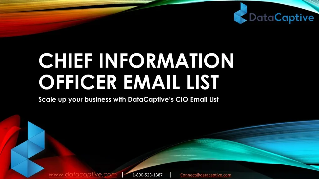 chief information officer email list scale