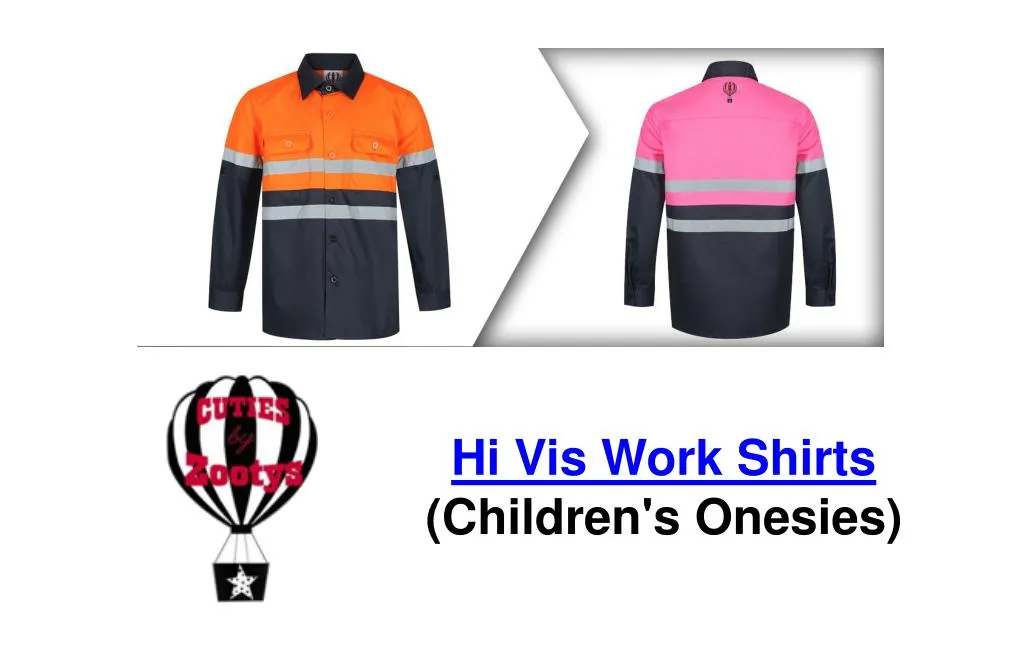 hi vis work shirts children s onesies