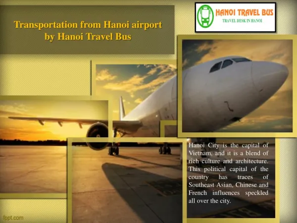 Transportation from Hanoi airport by Hanoi Travel Bus