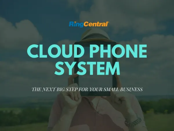 Small Business Growth: Cloud Phone System