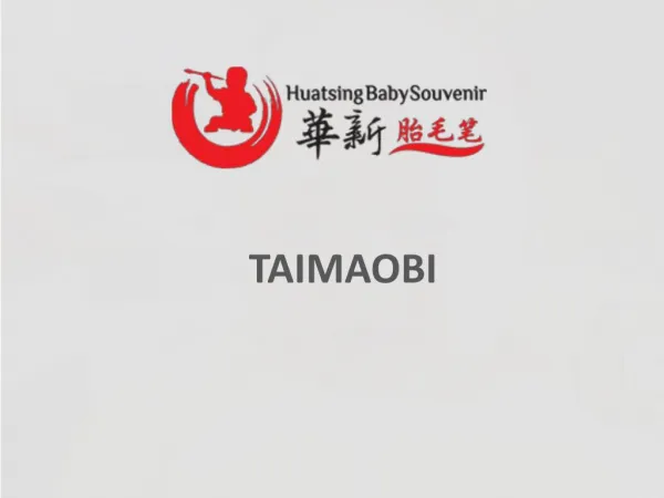 Taimaobi Singapore | Baby Souvenir