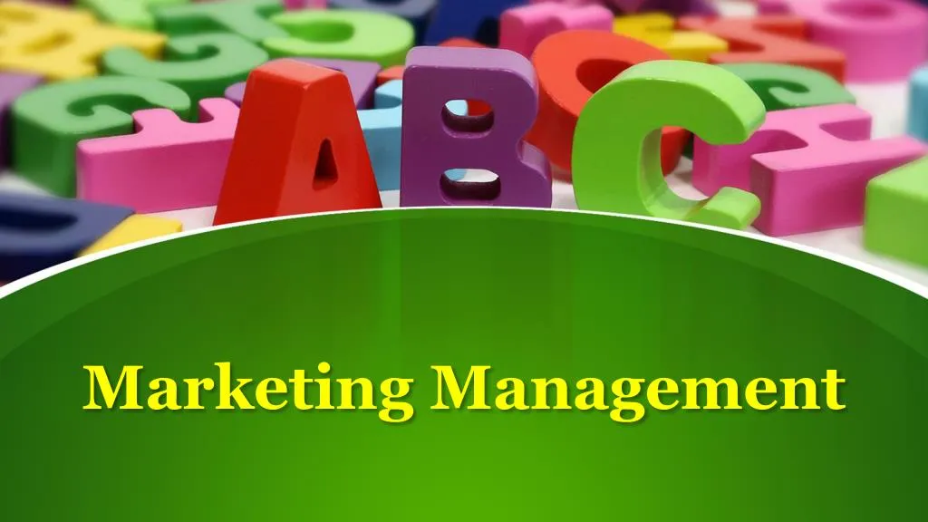 marketing management