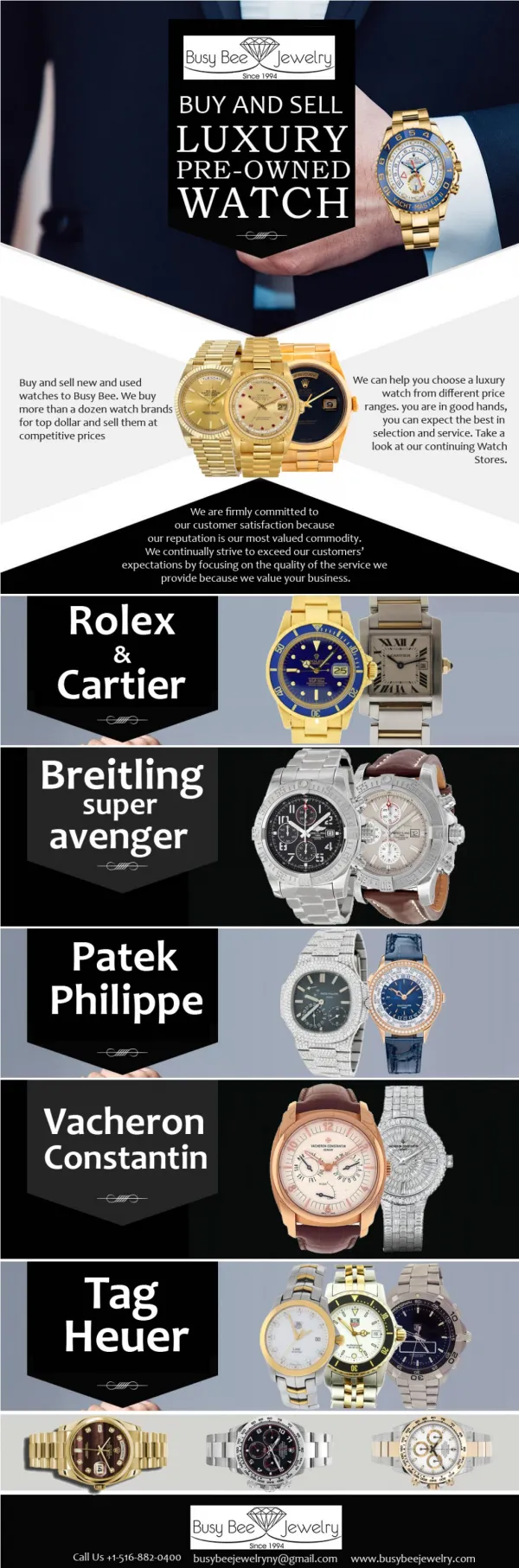 Best Place to Sell Your Big Brand Watches in New York