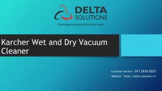 Top Karcher Wet and Dry Vacuum Cleaner by Delta Solutions