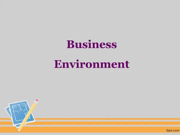 business environment