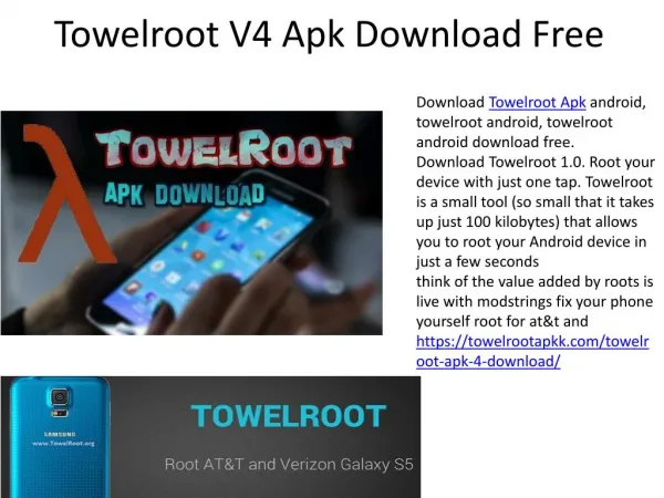 Towelroot V4 Apk Download