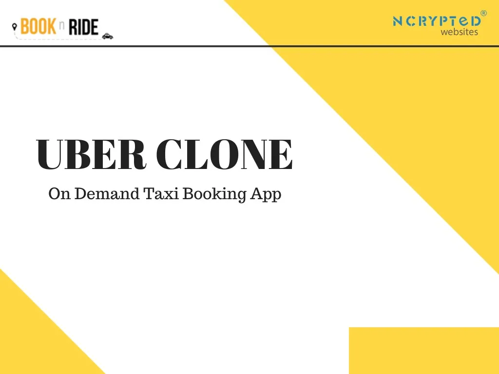uber clone on demand taxi booking app