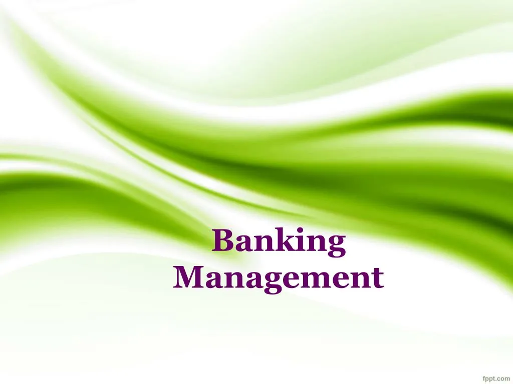 banking management