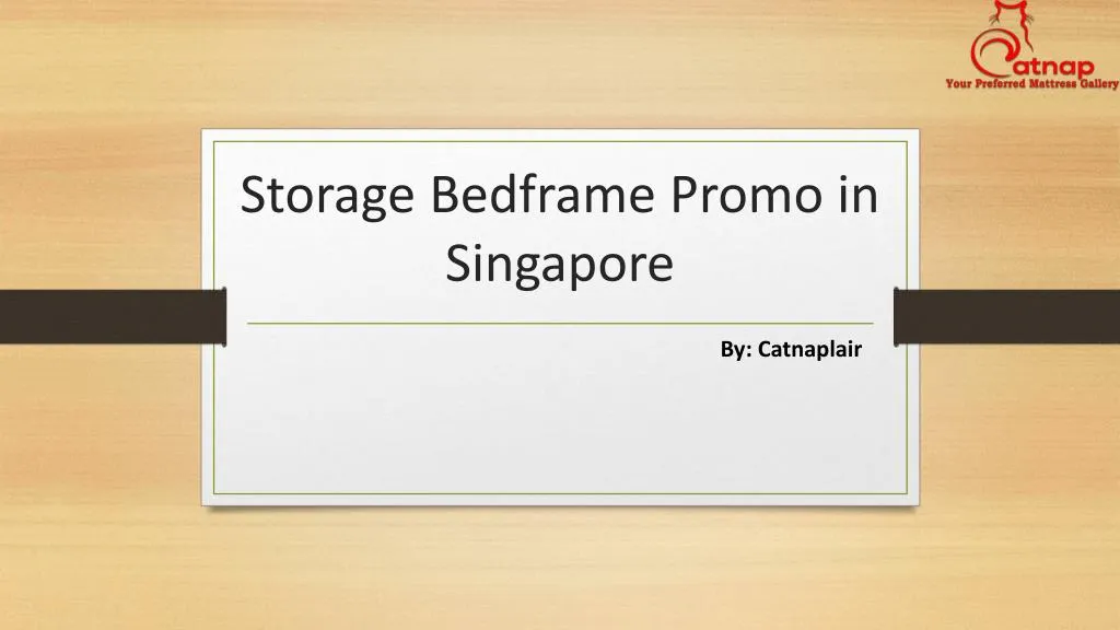 s torage b edframe p romo in singapore