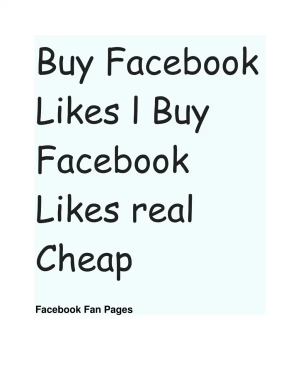 Buy Facebook Page Views & Likes Cheap Cost