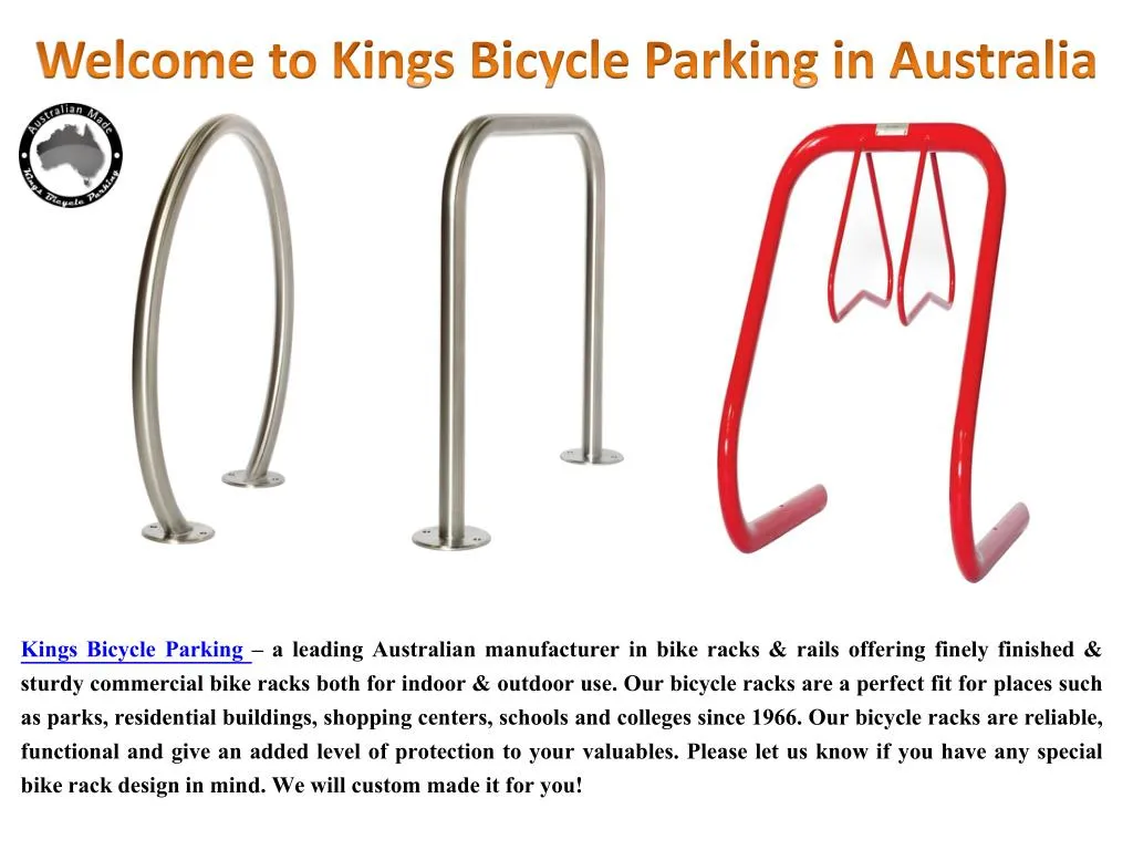 welcome to kings bicycle parking in australia