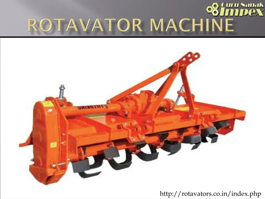 rotavator machine