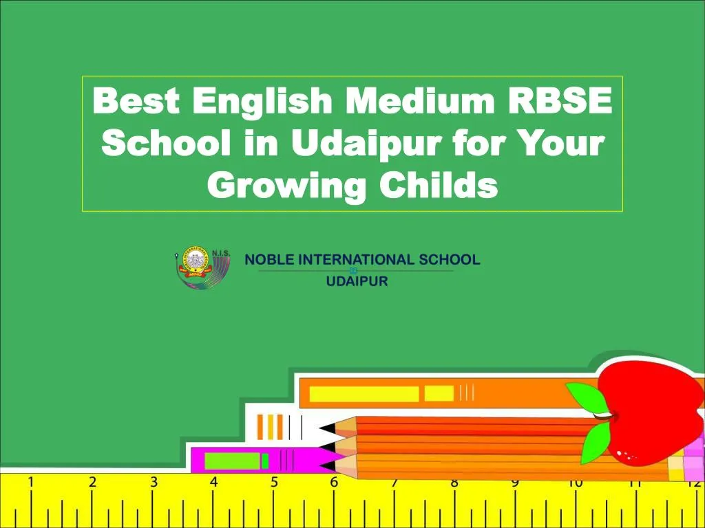 best english medium rbse school in udaipur