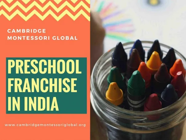 Preschool franchise in India