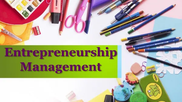 entrepreneurship management