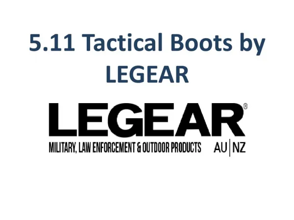 5.11 Tactical Footwear