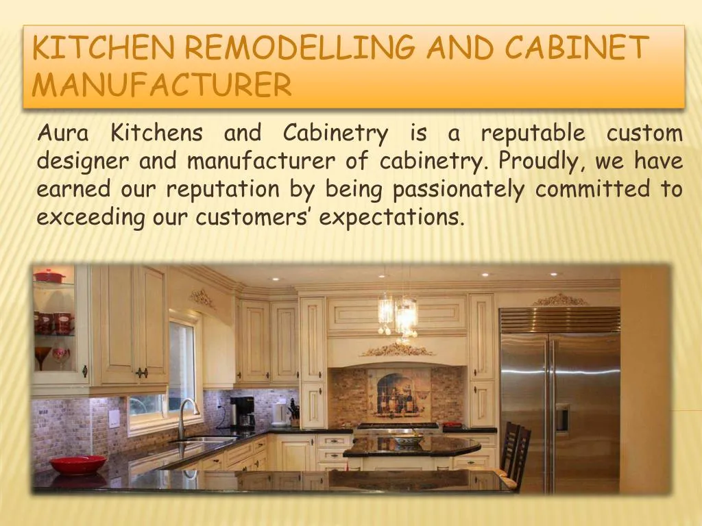 kitchen remodelling and cabinet manufacturer