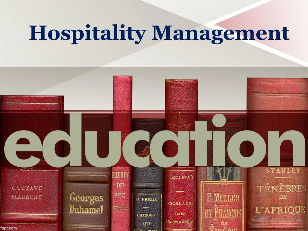 hospitality management