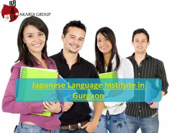 Japanese Language Classes in Gurgaon - Akarui Group