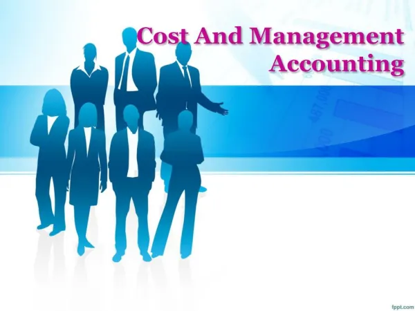 cost and management accounting