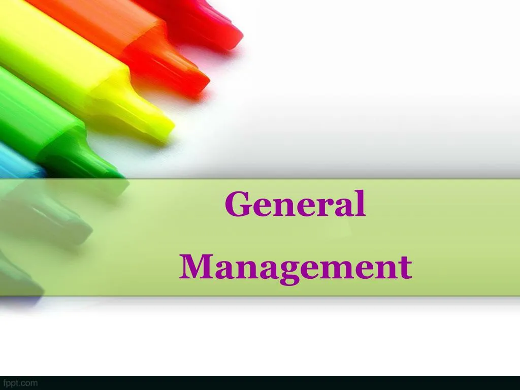 general management