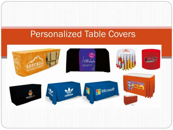 Personalized Table Cover