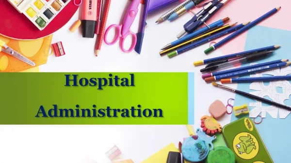 On what fronts do various institutions compromise while designing hospital administration courses