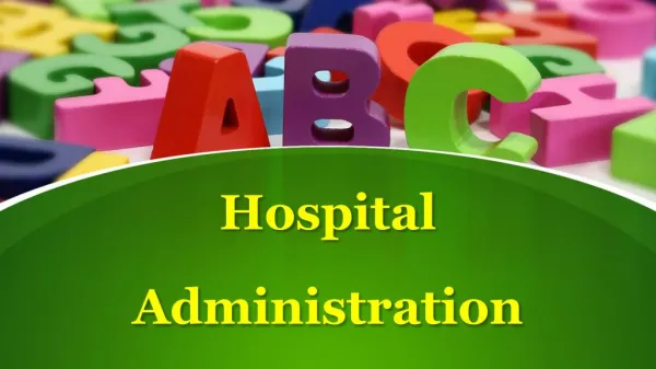 Outline the reasons as to why hospital administration can only be taught by doctors. Present a counter analysis to oppos