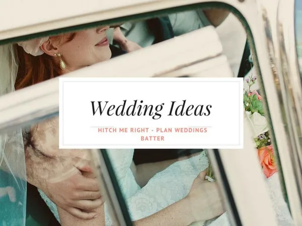 Wedding Ideas