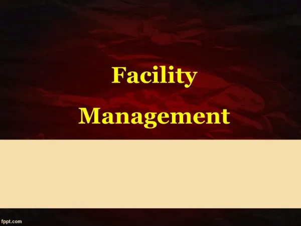 Please Explain the Various Steps in Corporate Facility Procedure