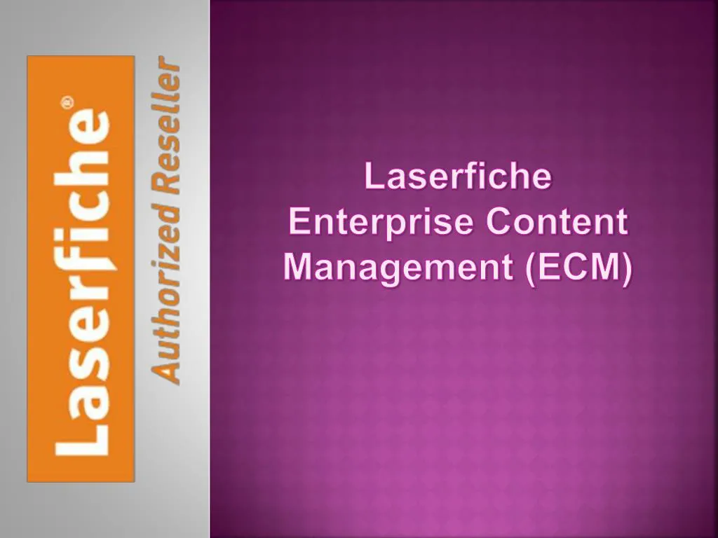 laserfiche enterprise content management ecm