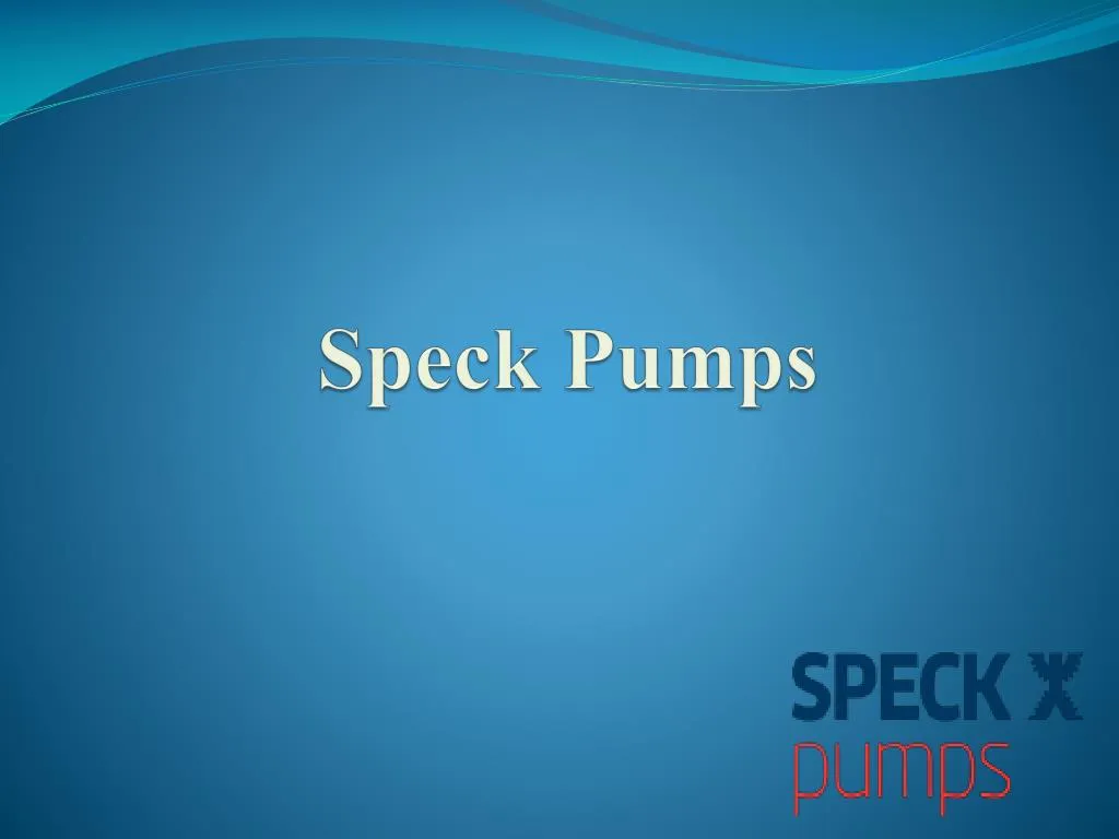 speck pumps