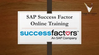 SAP Success Factors PPT | SAP Success Factors Learning