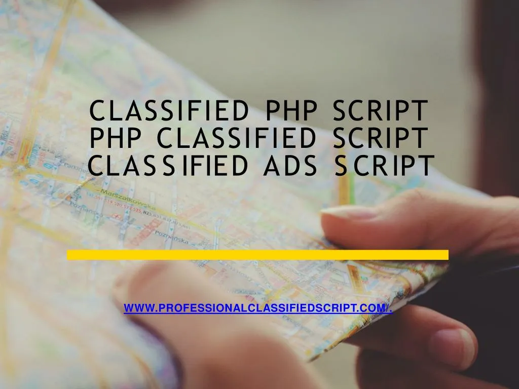 classified php script