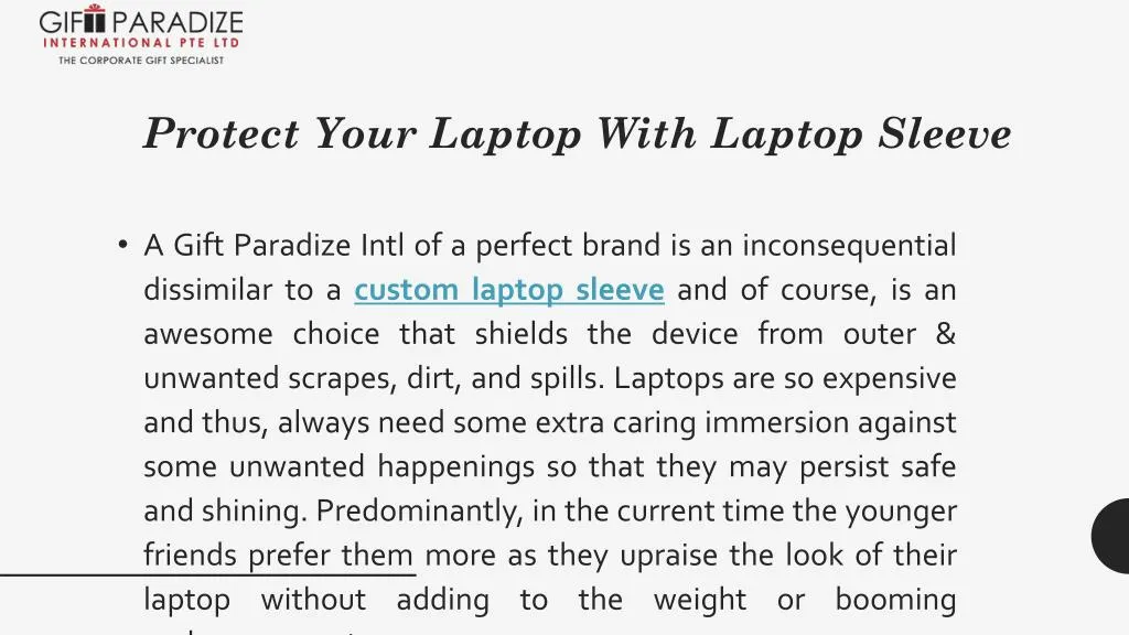 protect your laptop with laptop sleeve
