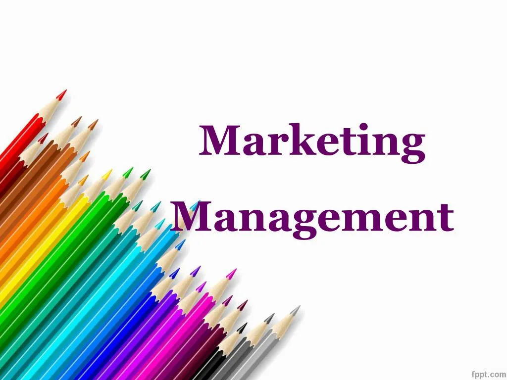 marketing management